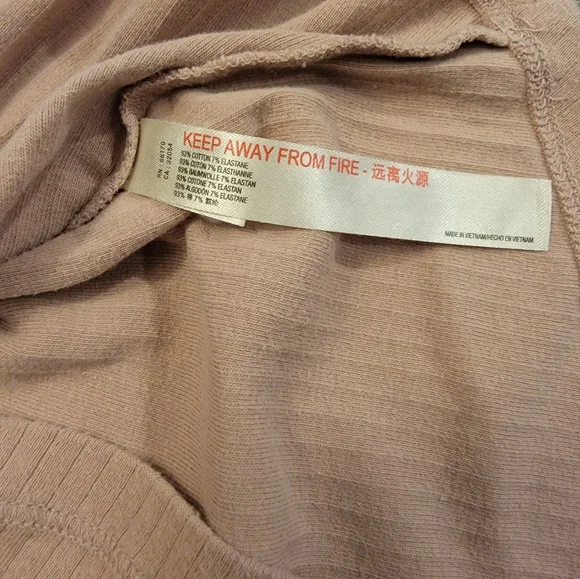 Intimately Free People Top Size M Pale Pink - Picture 7 of 8